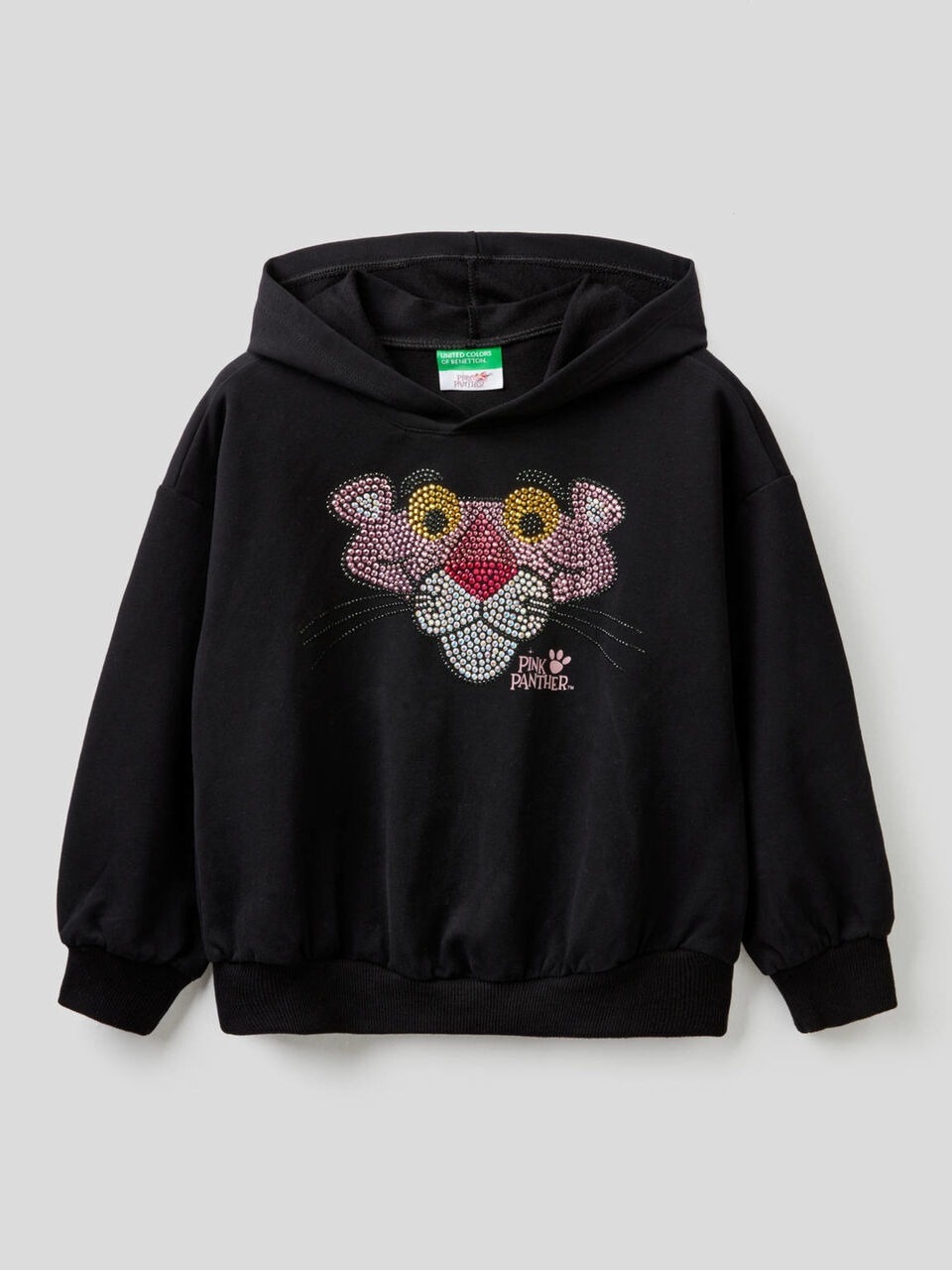 Sudadera Pink Panther con strass image number 1
