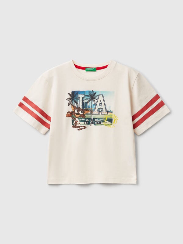 Camiseta over fit con estampado fotográfico Niño