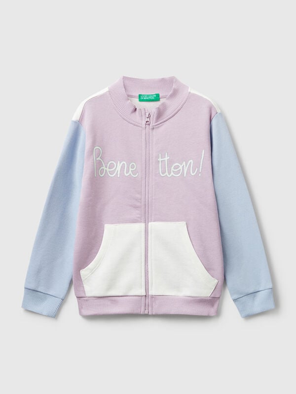 Sudadera con estampado de purpurina Niña