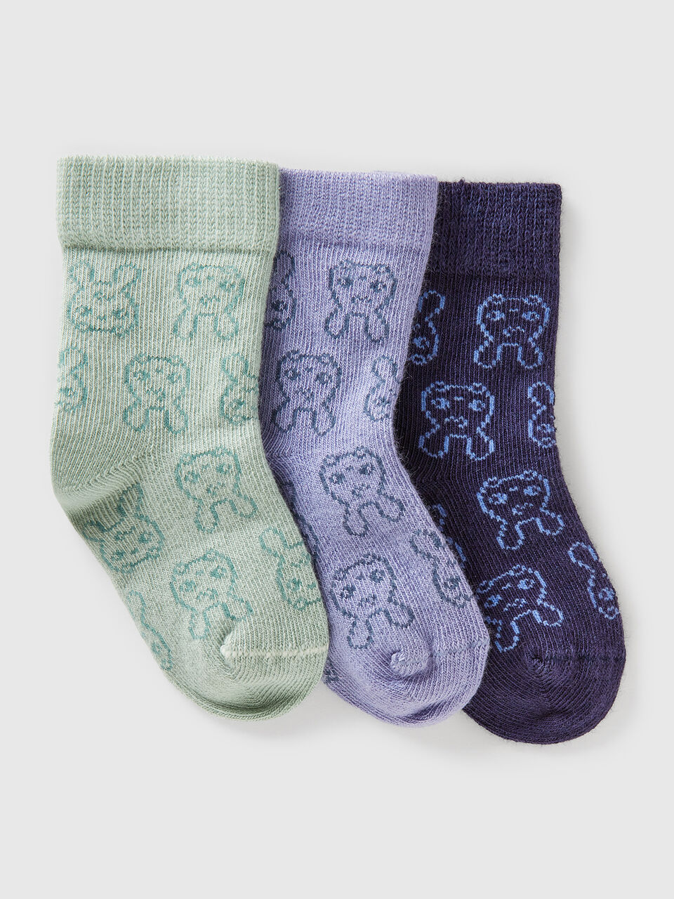 KNITTED SOCKS 3 PAIR Recién nacidos image number 1