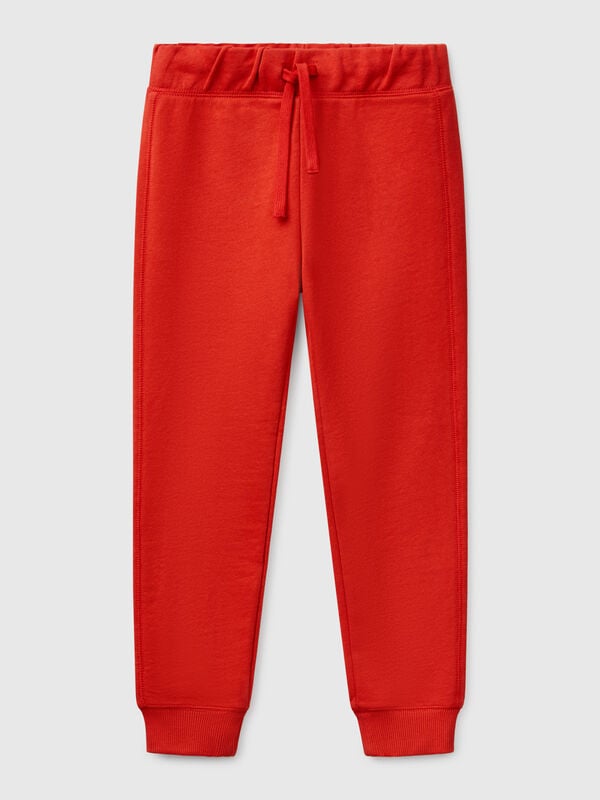 Pantalón de felpa con logotipo Niño