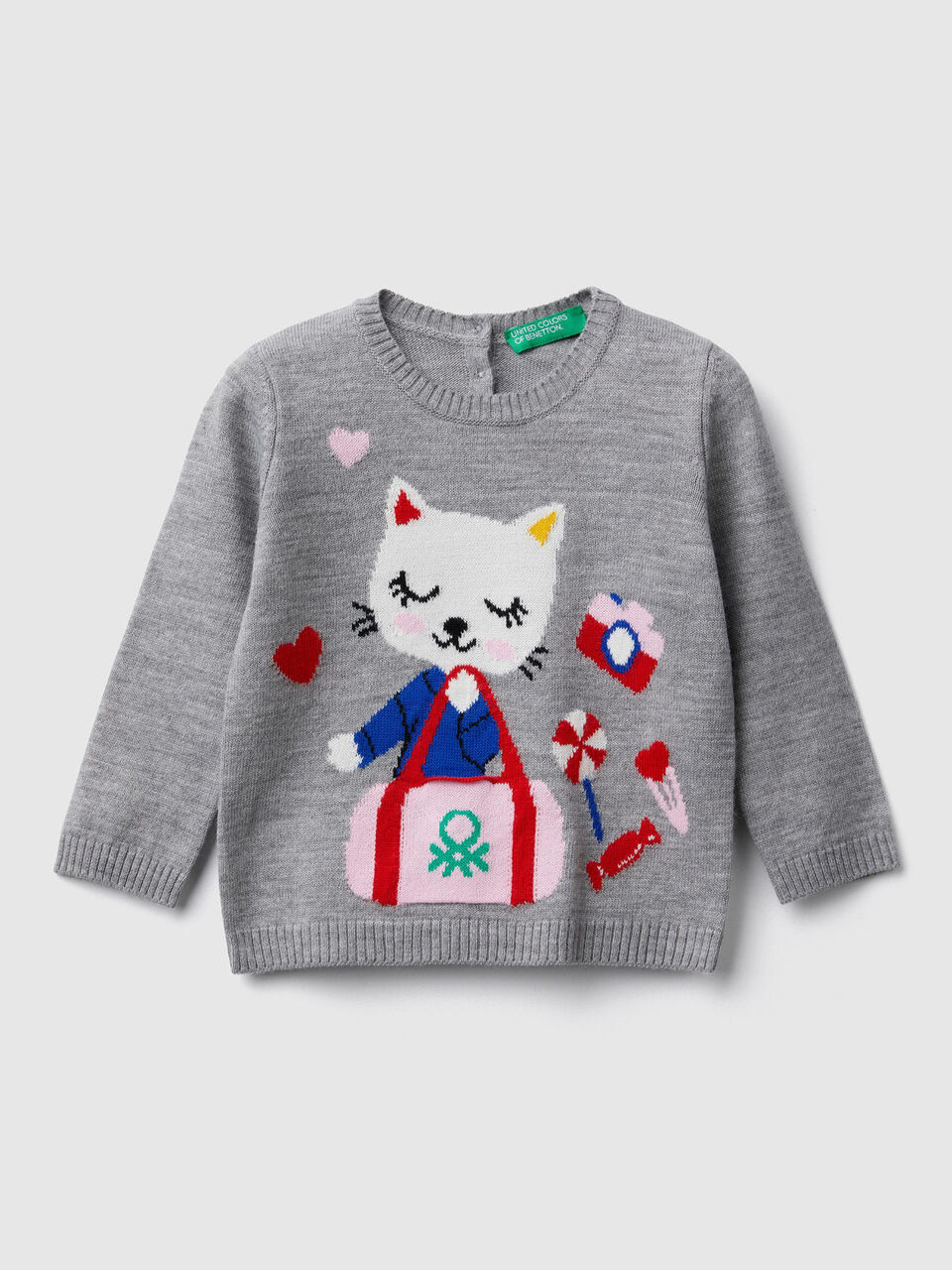 Jersey con estampado y bolsillo image number 1
