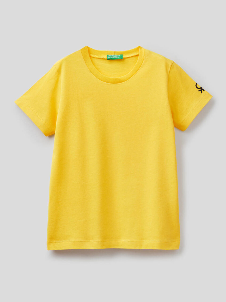 Camiseta de algodón orgánico con estampado de logotipo image number null
