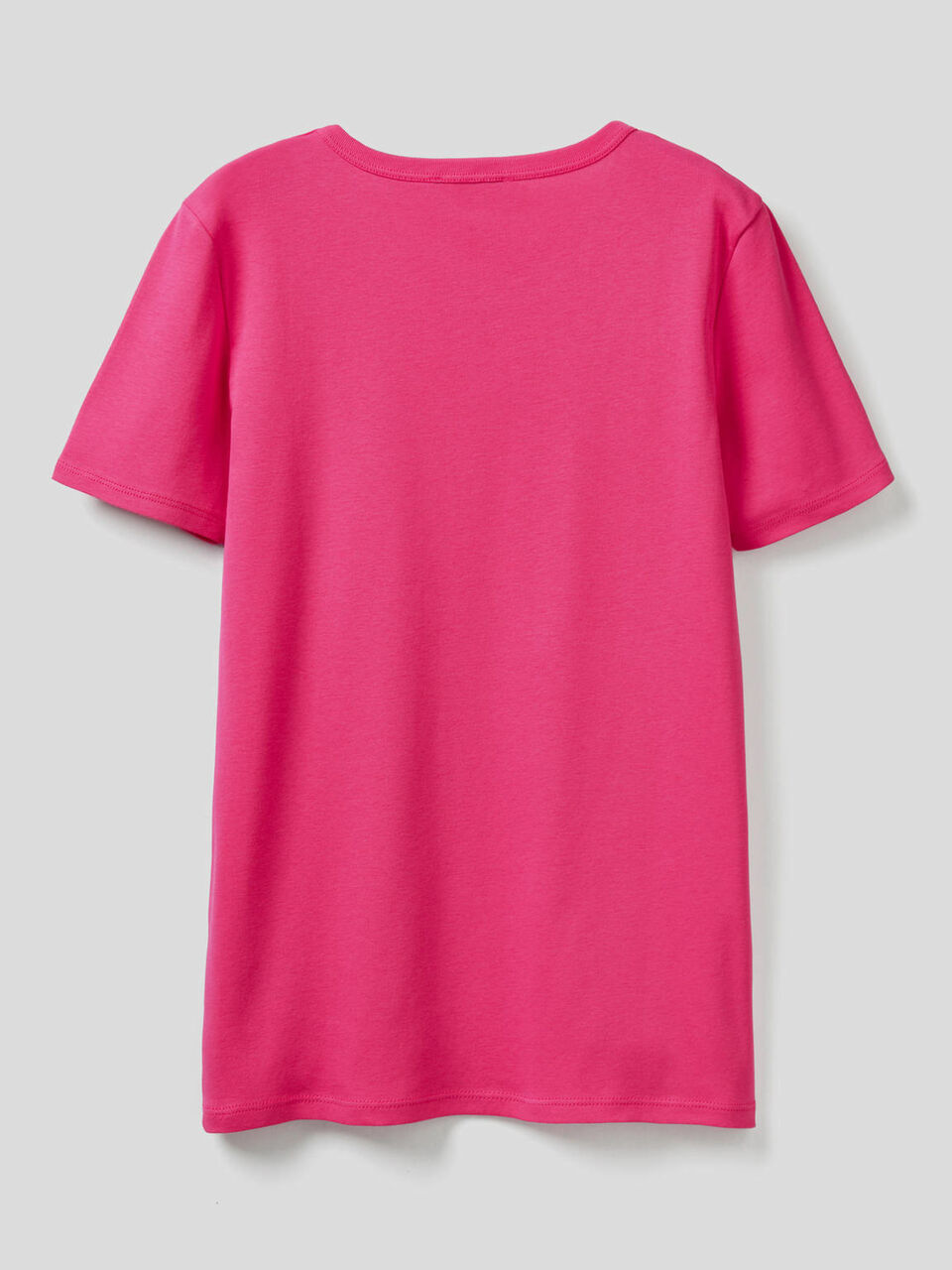 Camiseta de 100% algodón con estampado de logotipo con glitter image number 2