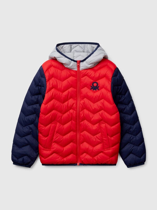 Chaqueta acolchada con capucha Niño