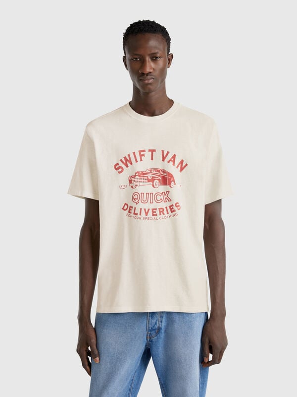 camiseta con estampado Hombre