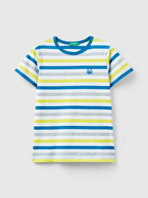 Camiseta de rayas de 100 % algodón Niño