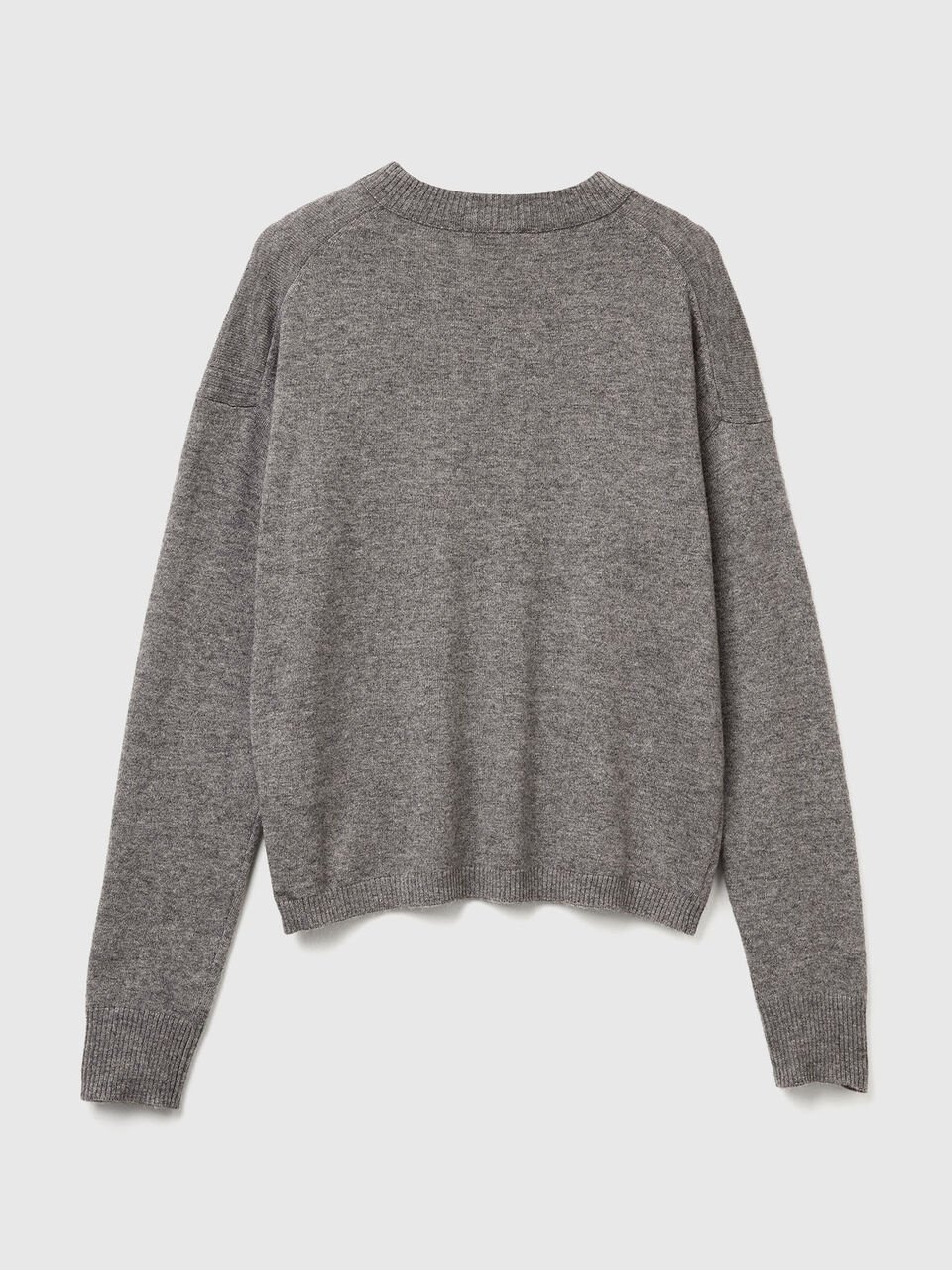 V NECK SWEATER L/S Mujer image number 2