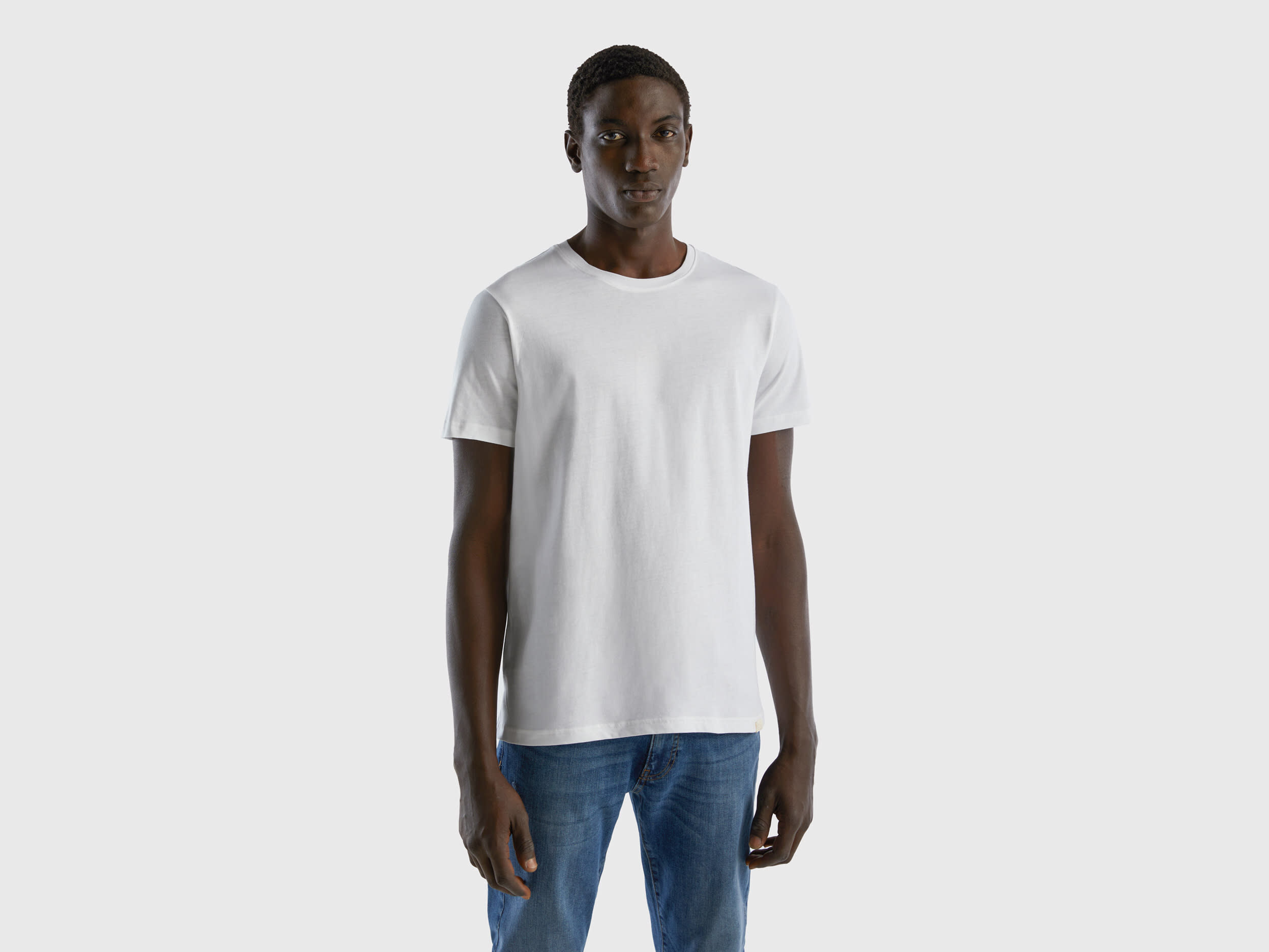 Camiseta blanca Blanco Benetton