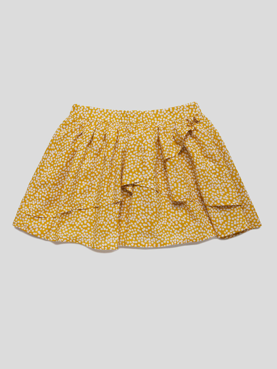 Falda estampada con volantes image number 1
