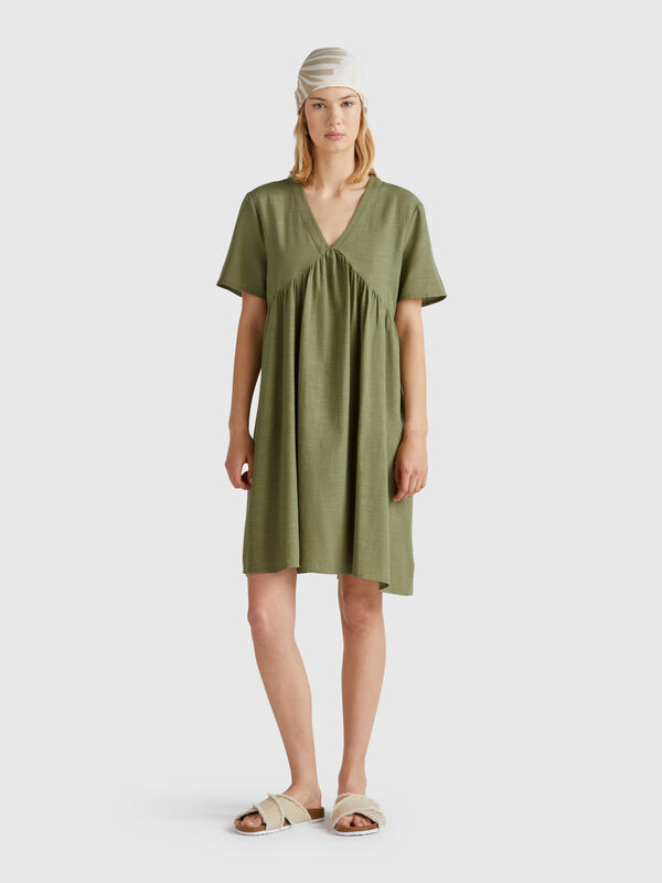vestido corto suelto Mujer