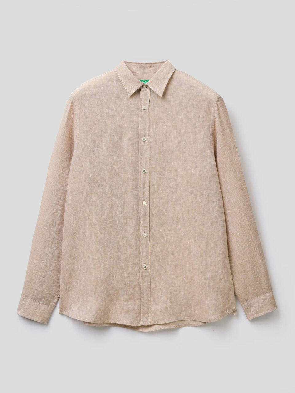 Camisa de puro lino image number 1