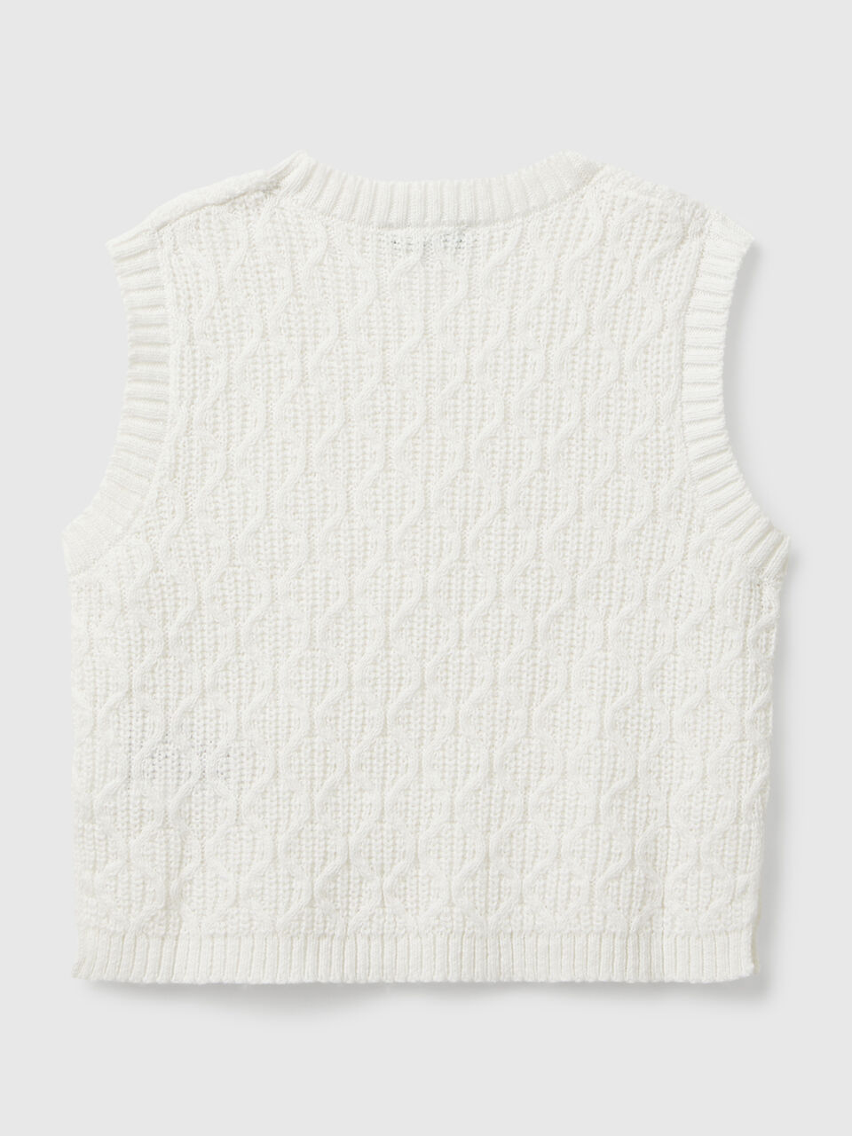 SLEEVELESS SWEATER Niña image number 2