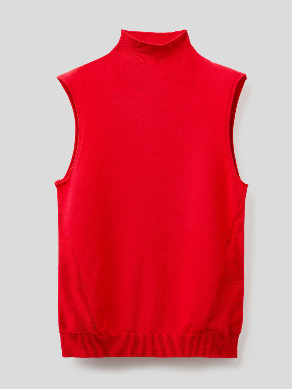 Jersey de cachemir mixto sin mangas image number 1