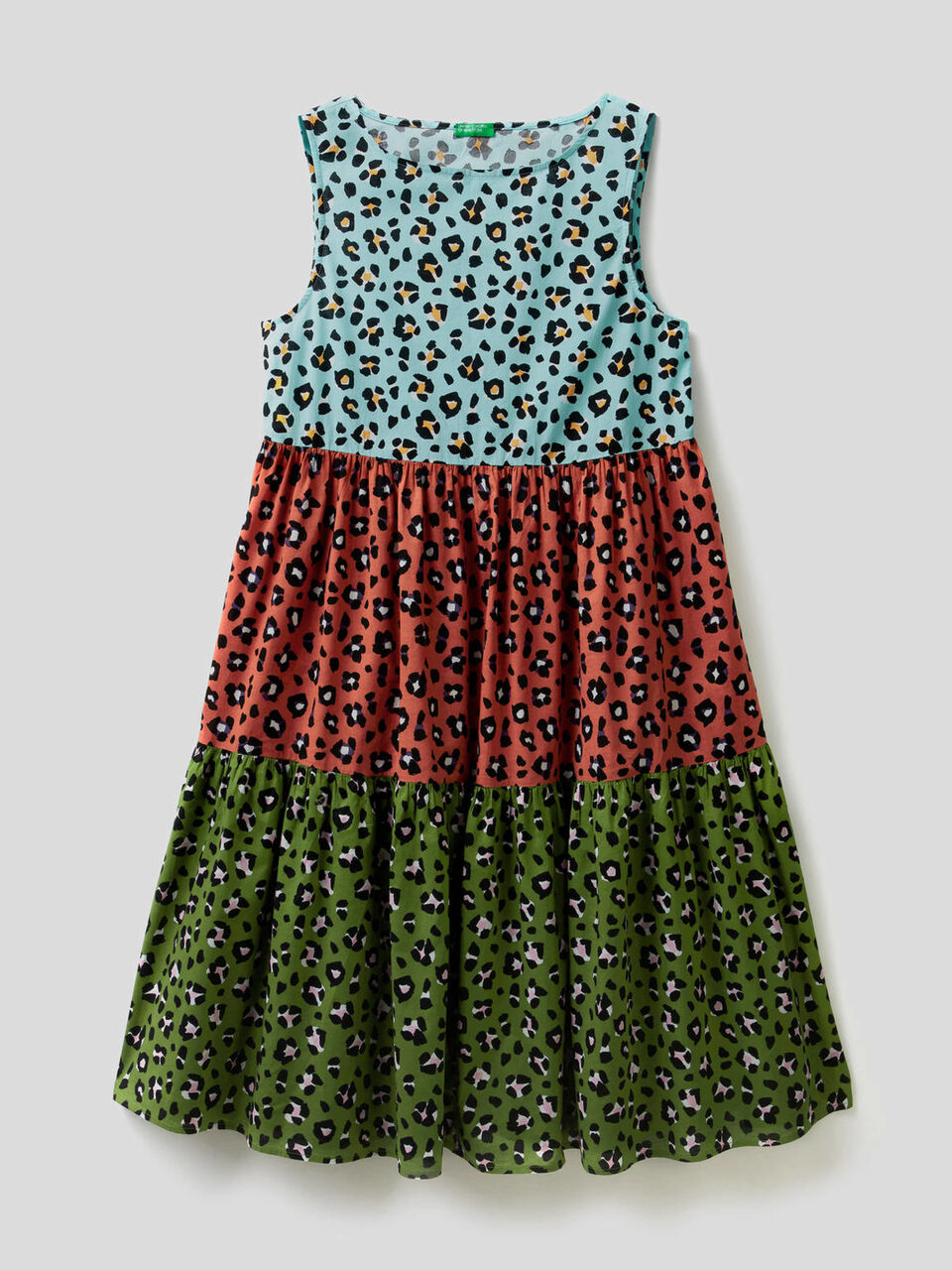 Vestido animal print multicolor image number 1