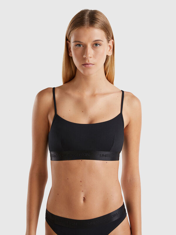 Sujetador brassiere de algodón elástico Mujer