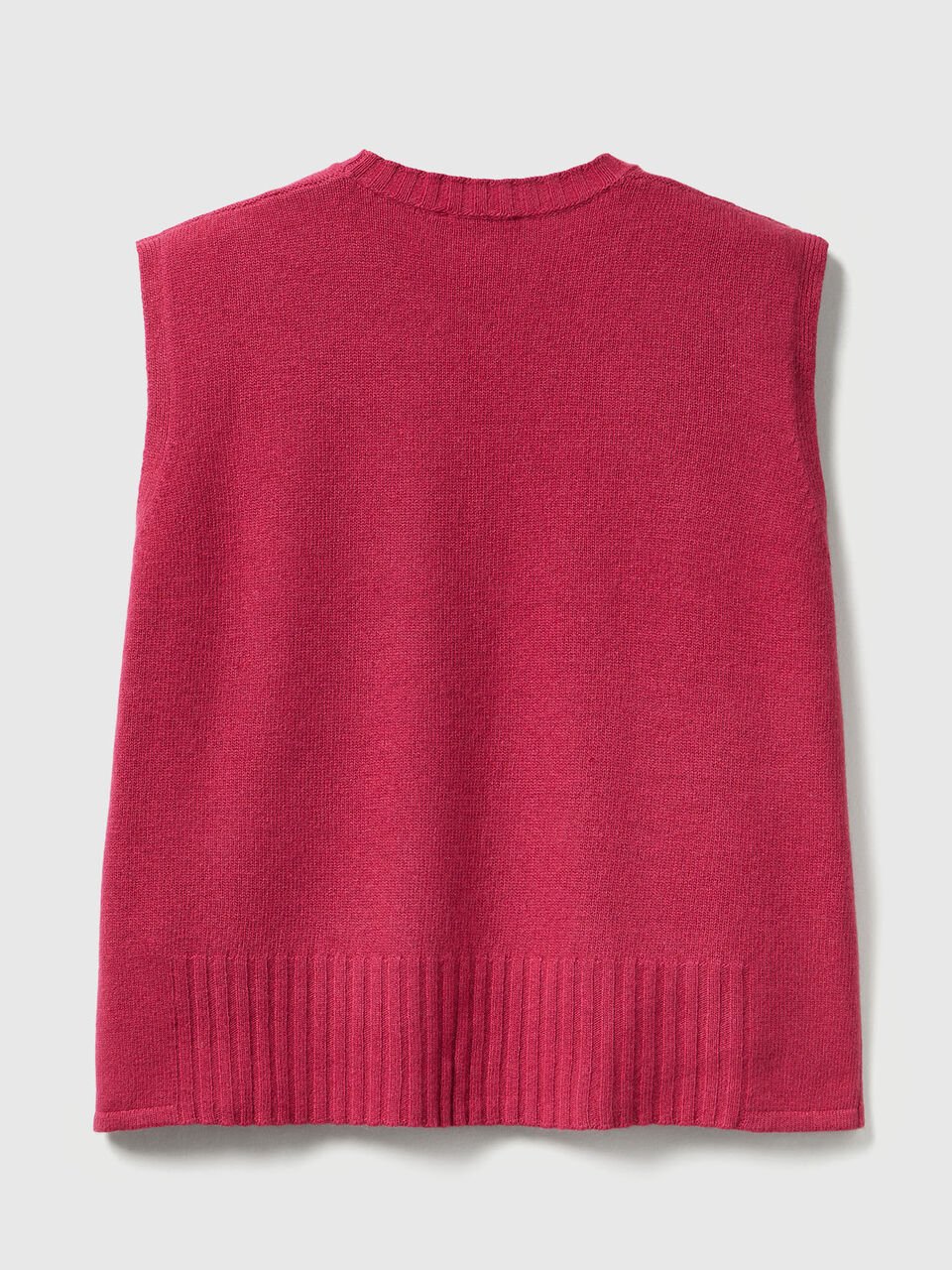 SLEEVELESS SWEATER Mujer image number 2
