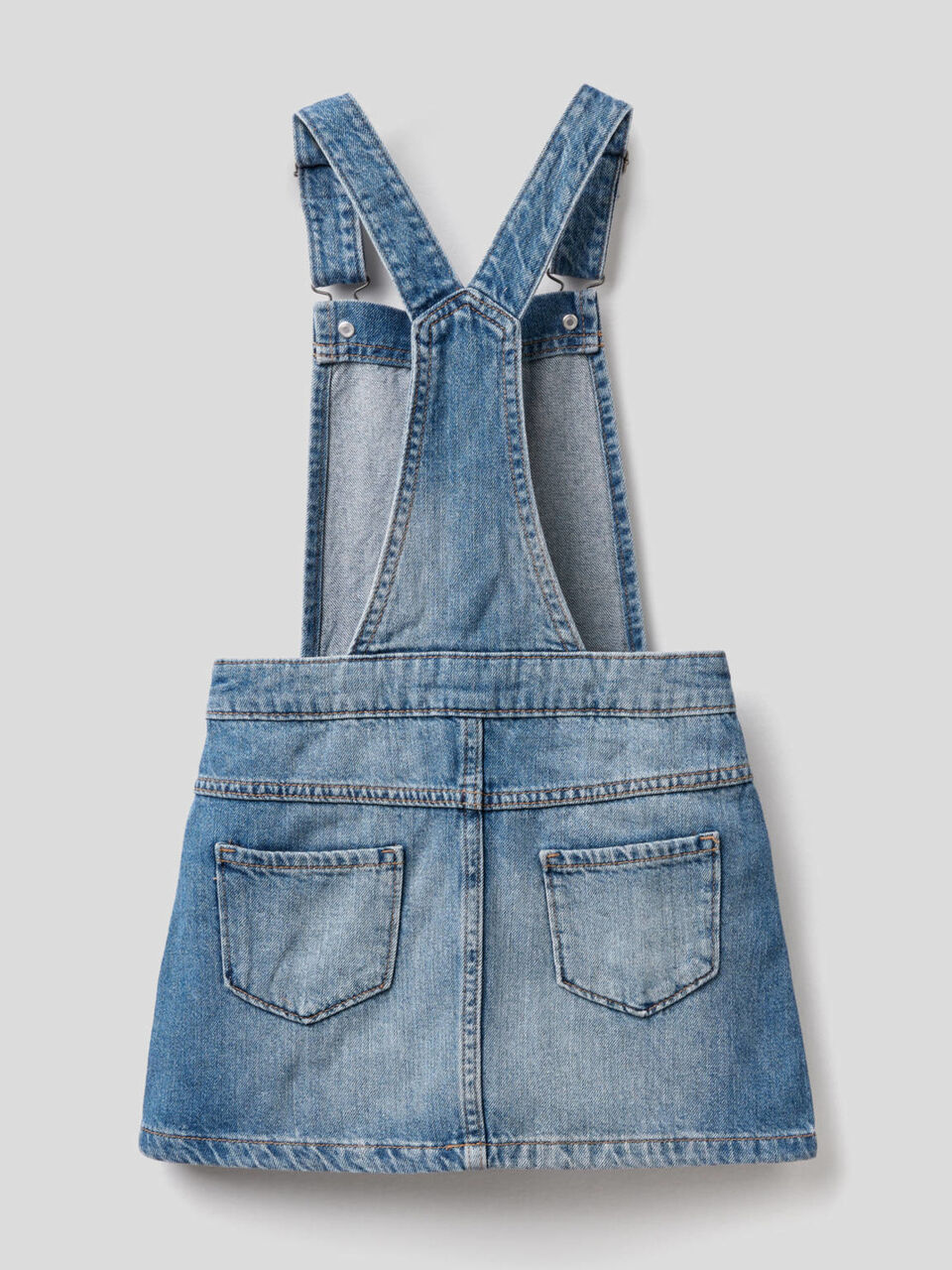 Falda peto en denim de 100 % algodón image number null
