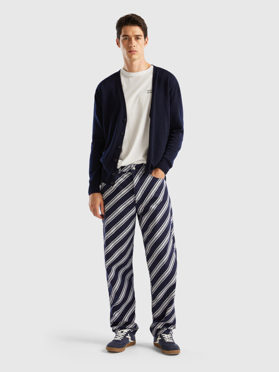Pantalones pata de gallo discount hombre