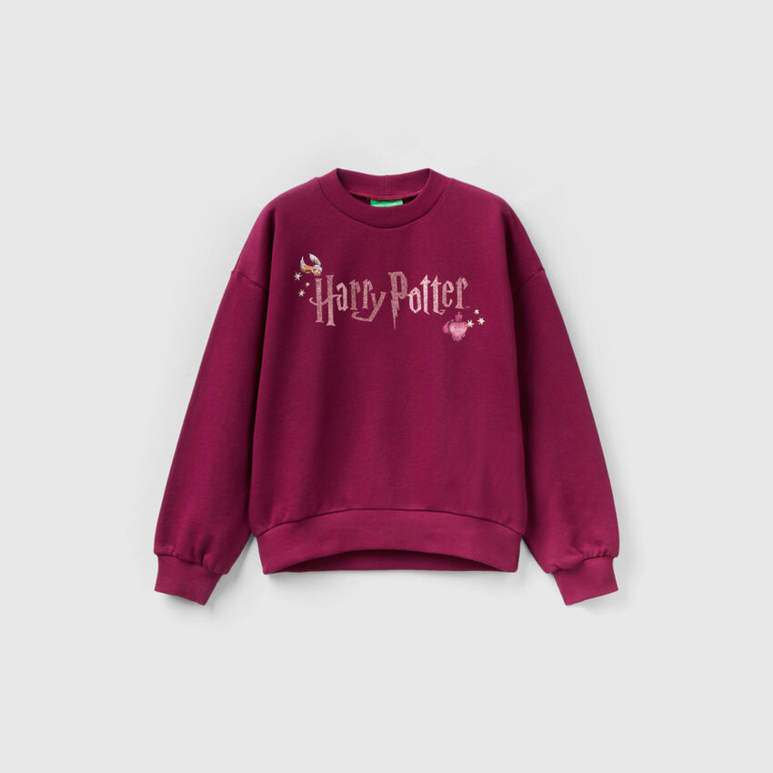 Sudadera de Harry Potter con glitter - Ciruela