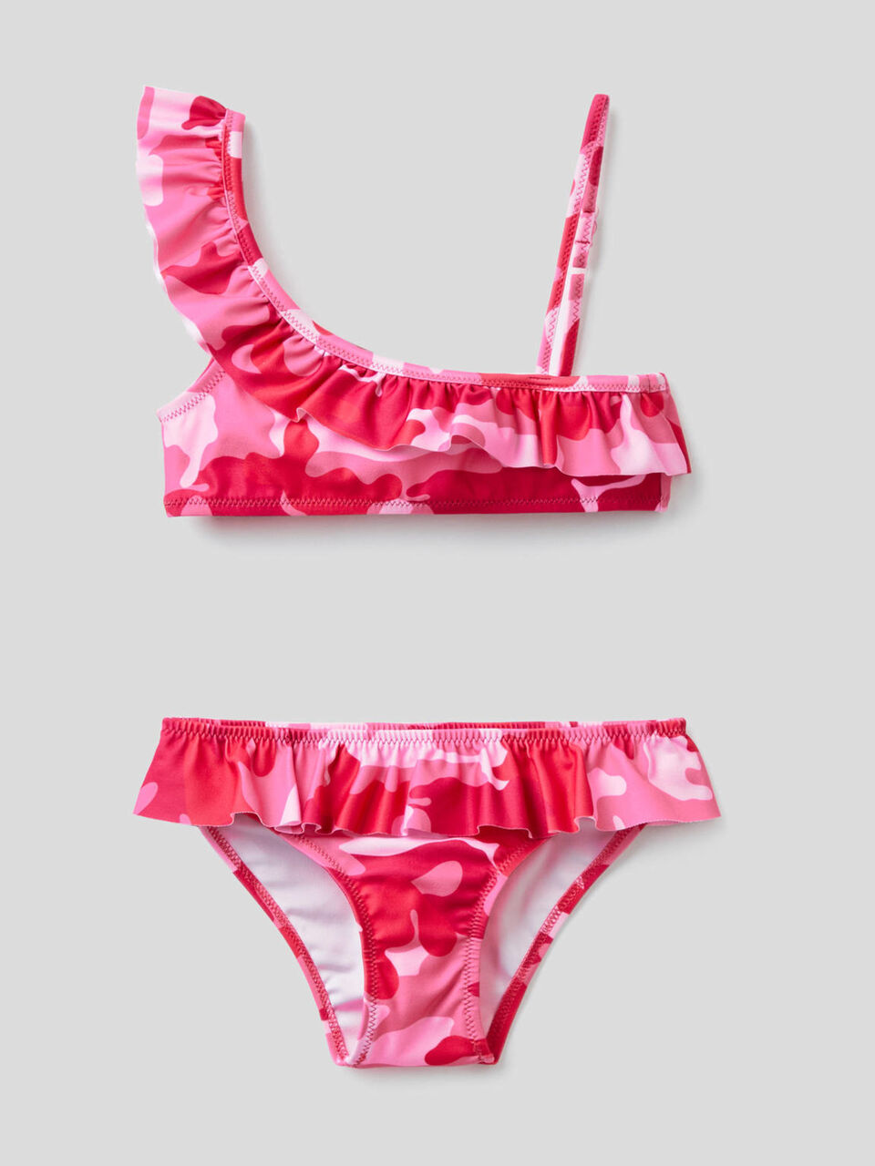 Bikini con estampado de camuflaje image number 1