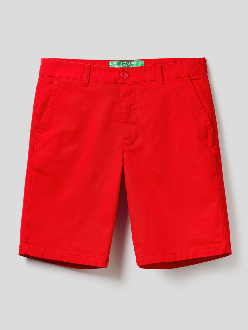 Bermudas chinos de algodón elástico image number 1