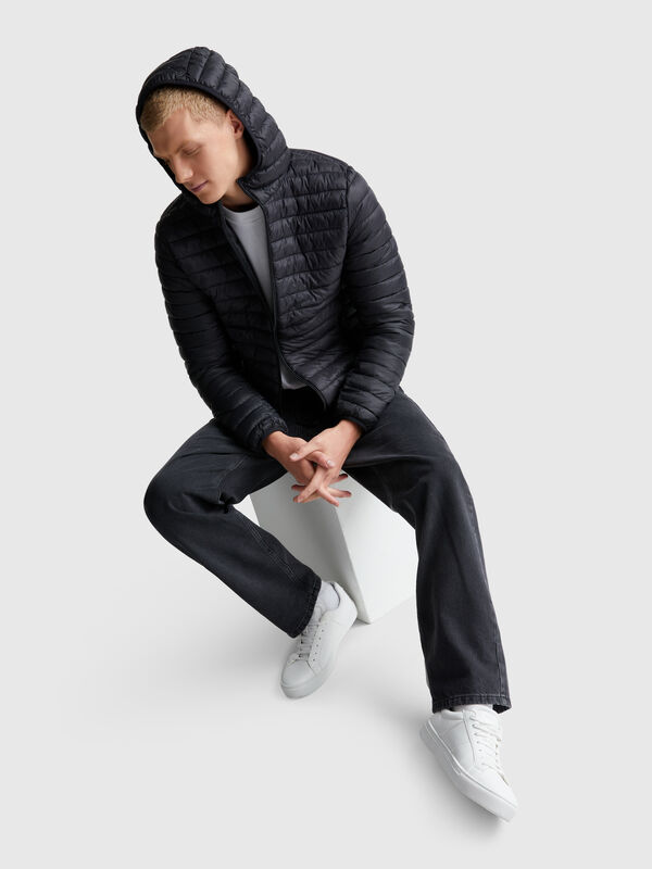 Chaqueta acolchada de corte regular Hombre