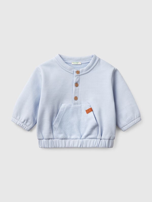Sudadera con bolsillo 100% algodón Recién nacidos