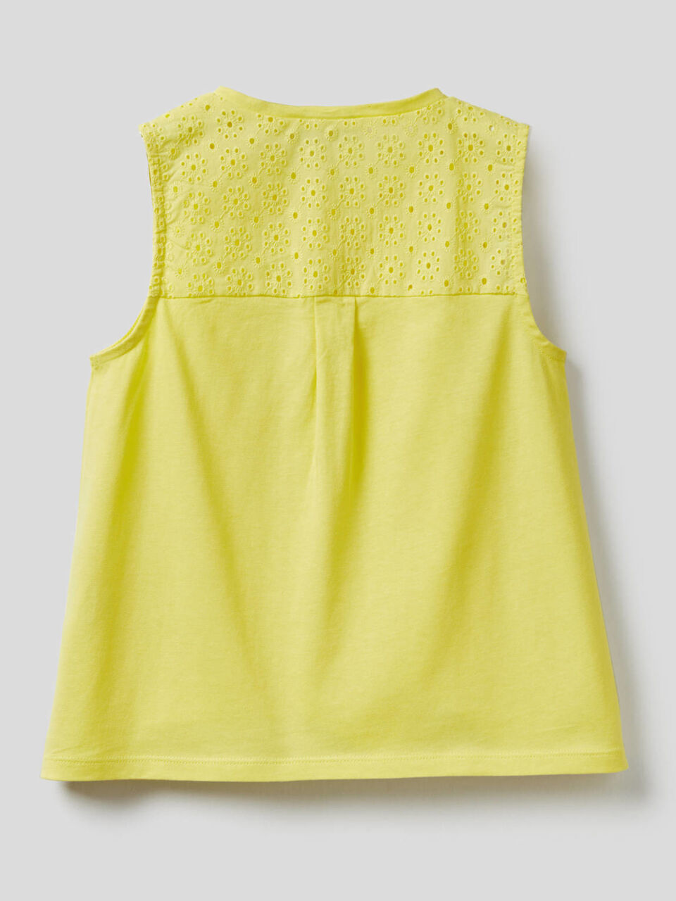 Blusa sin mangas de 100% algodón image number null