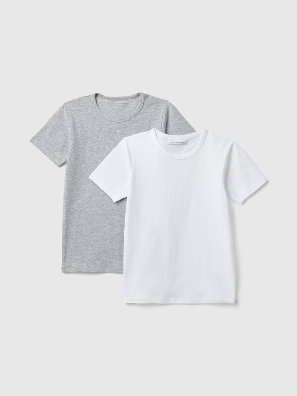 Dos camisetas de algodón elástico Niño