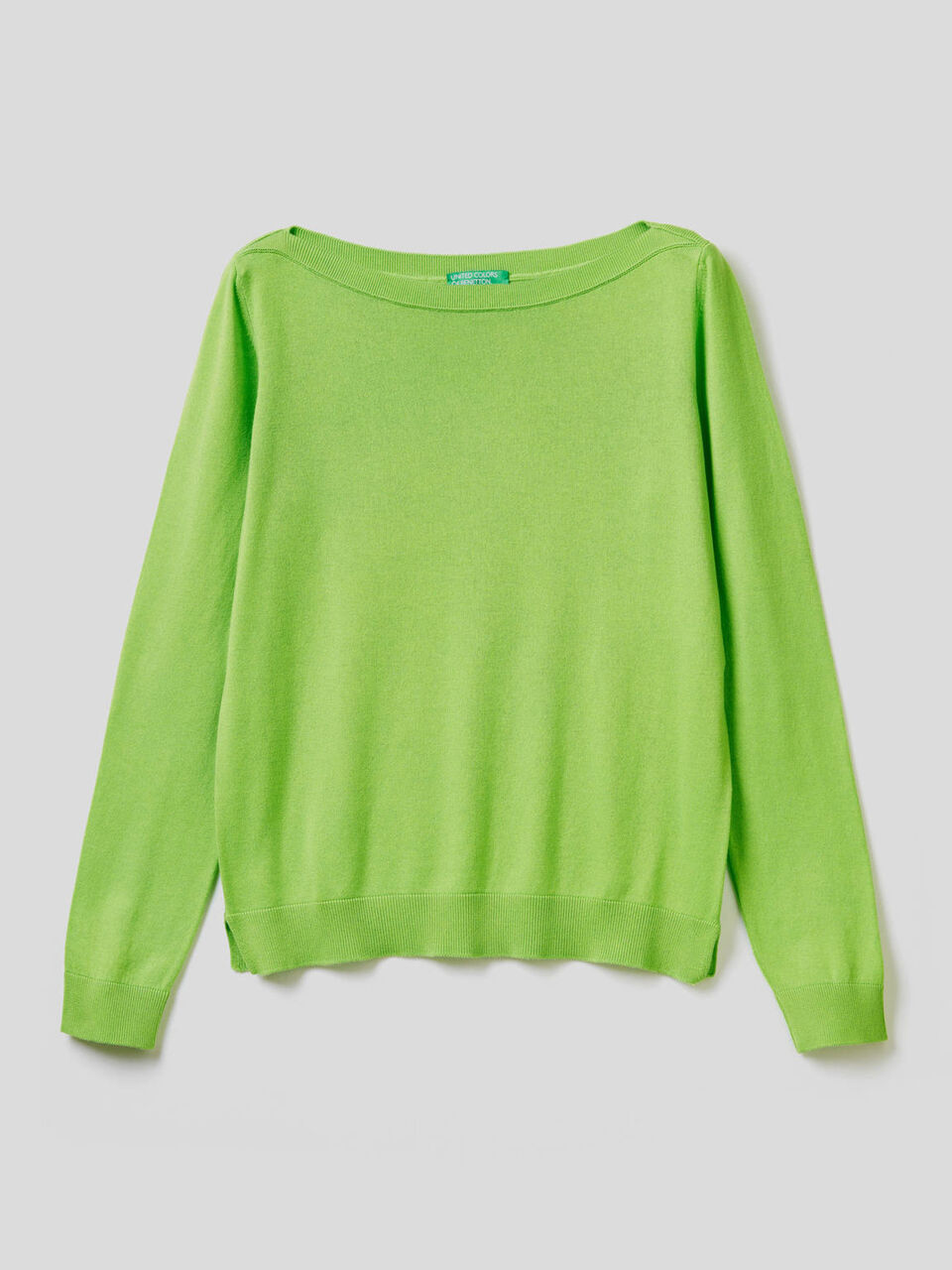 Jersey con escote barco image number 1