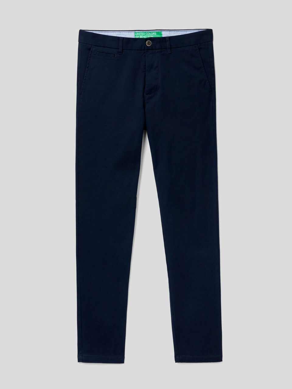 Chinos slim fit de algodón elástico image number 1