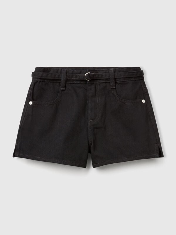 pantalones cortos con cinturón Niña