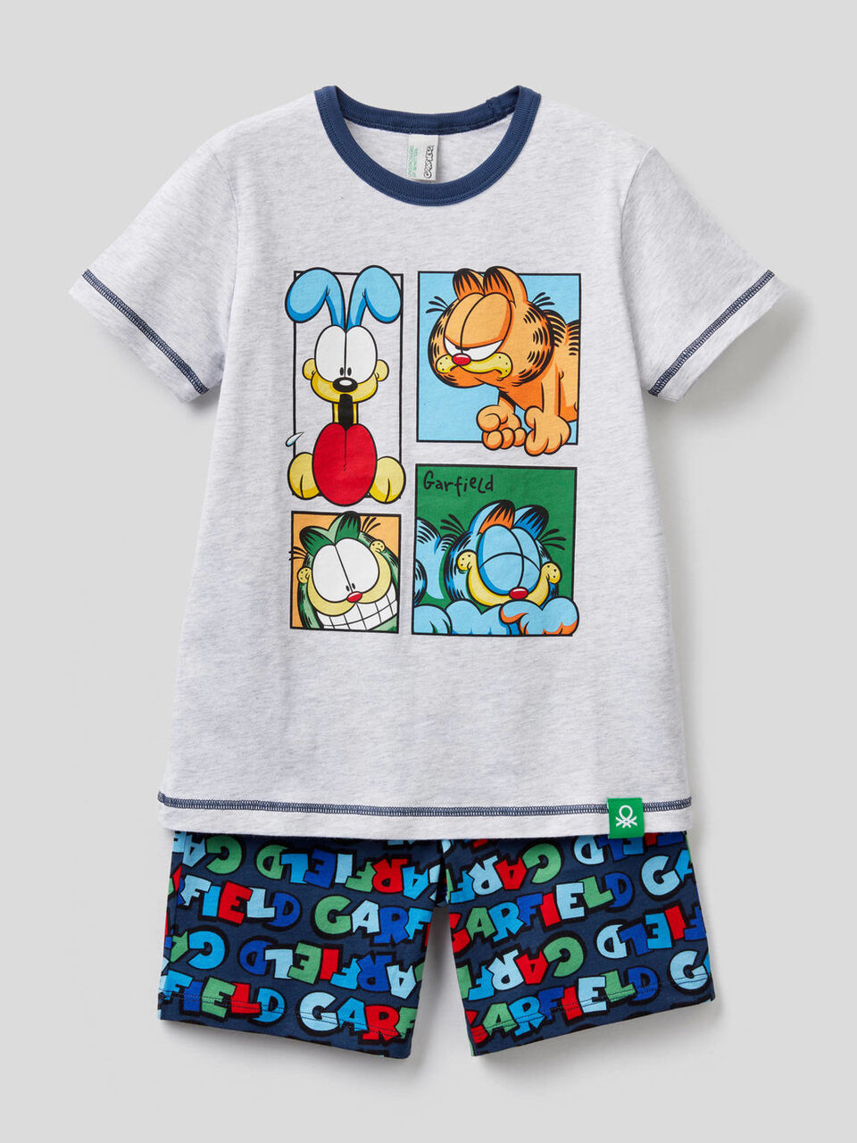 Pijama de 100% algodón con estampado de Garfield image number 1