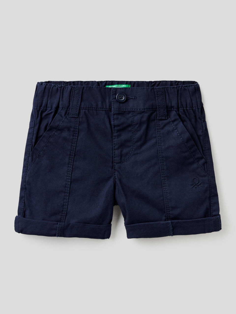 Bermudas de lona de 100 % algodón image number 1