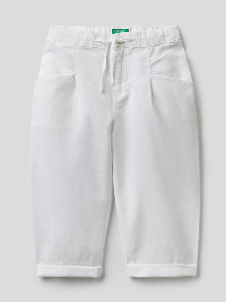 Pantalón de lino mixto image number 1