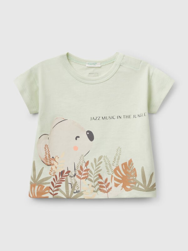 Camiseta boxy fit con estampado Recién nacidos