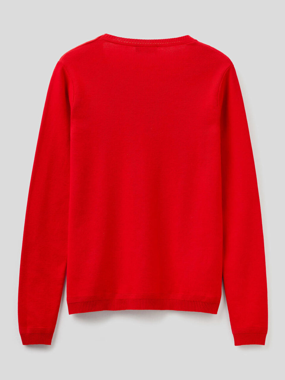 Jersey de cuello redondo de algodón puro image number 2