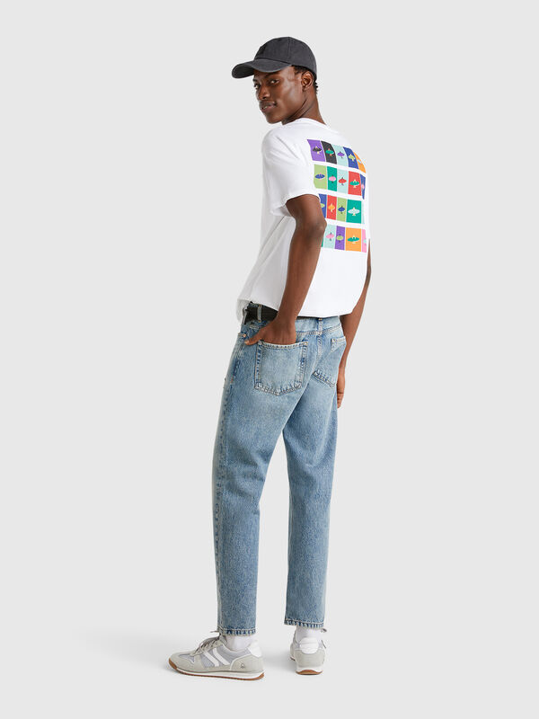 Vaqueros regular fit con roturas Hombre