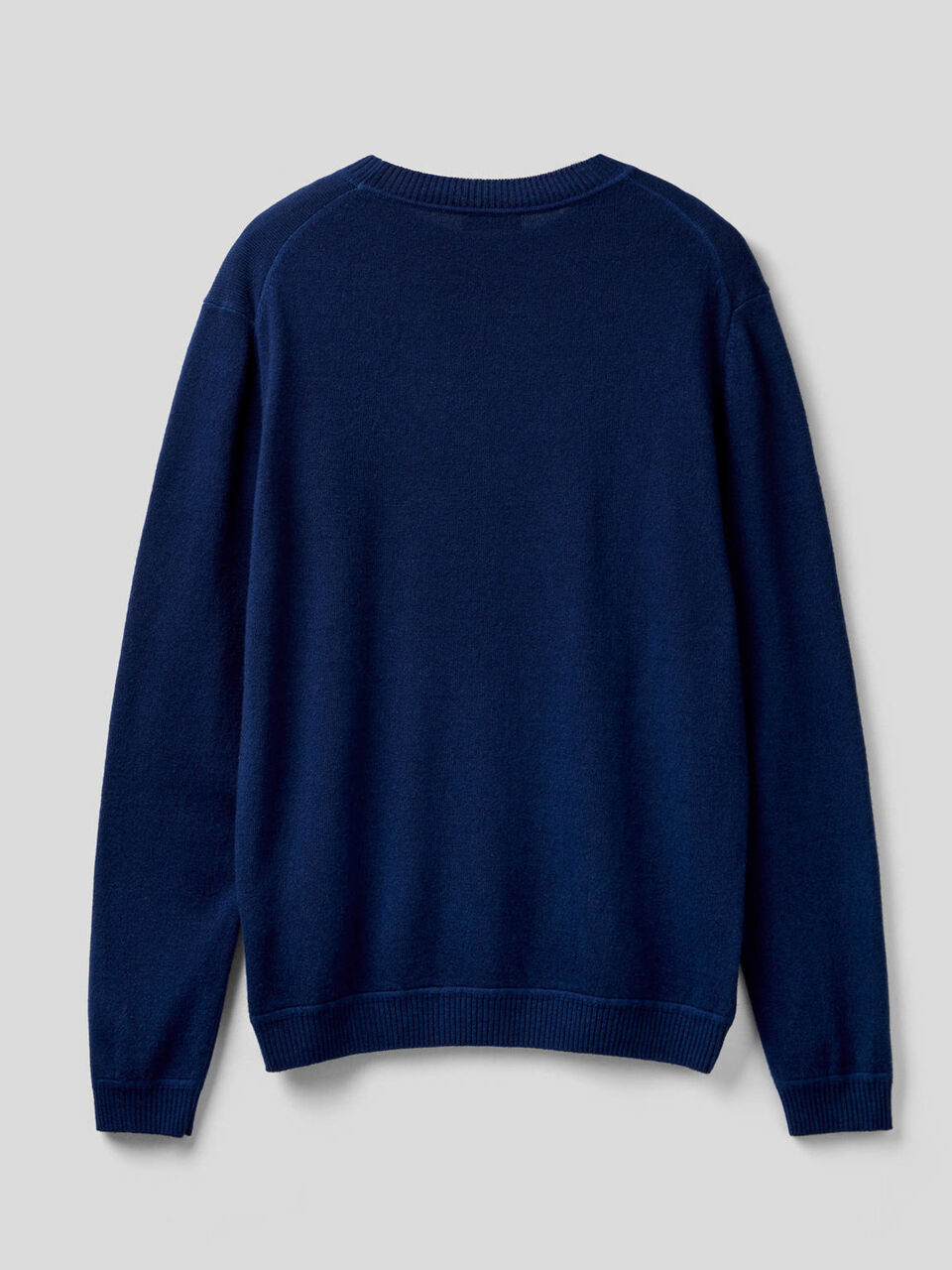 Jersey de cuello redondo de lana mixta image number 2