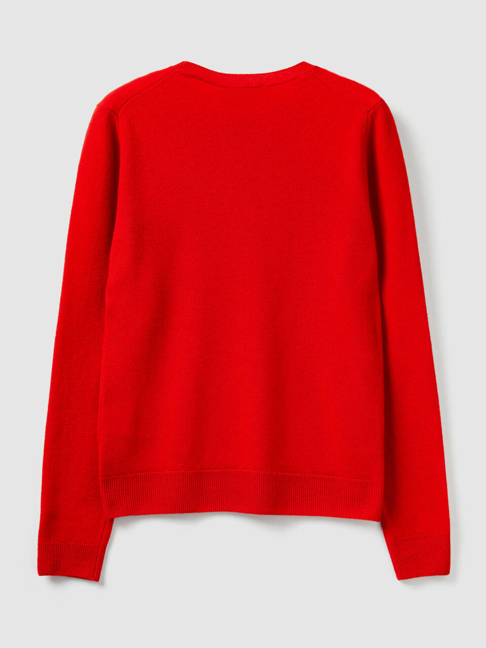Jersey de cuello redondo de pura lana virgen image number 2