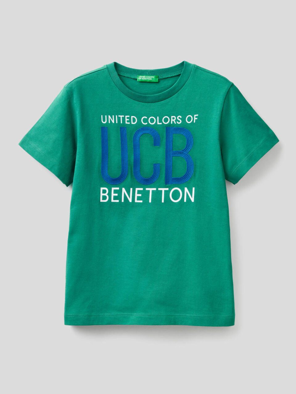 Camiseta de 100 % algodón con logotipo bordado image number 1