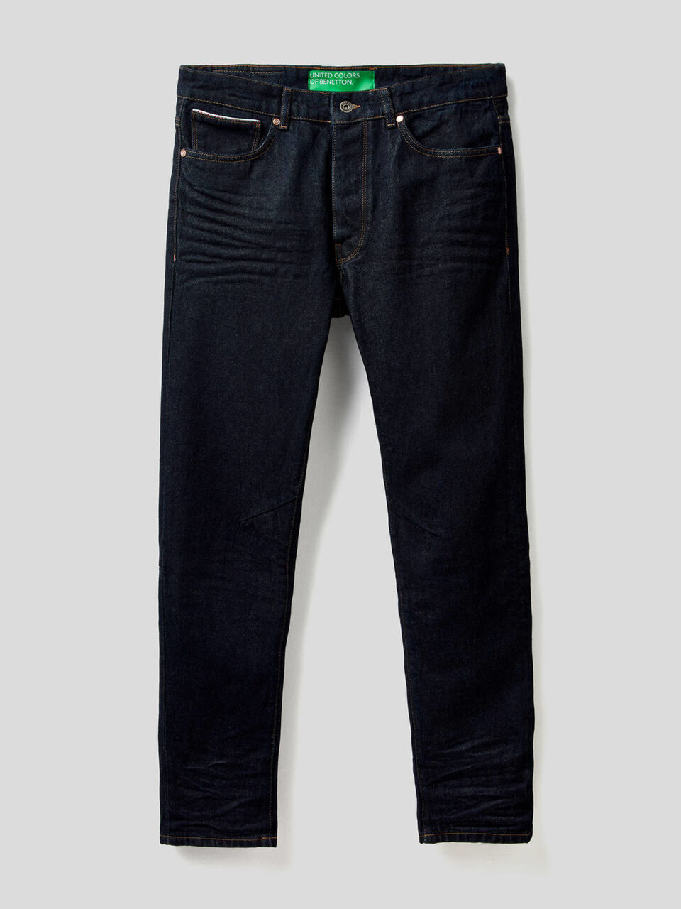 Vaqueros con cinco bolsillos en denim de 100 % algodón. image number 1