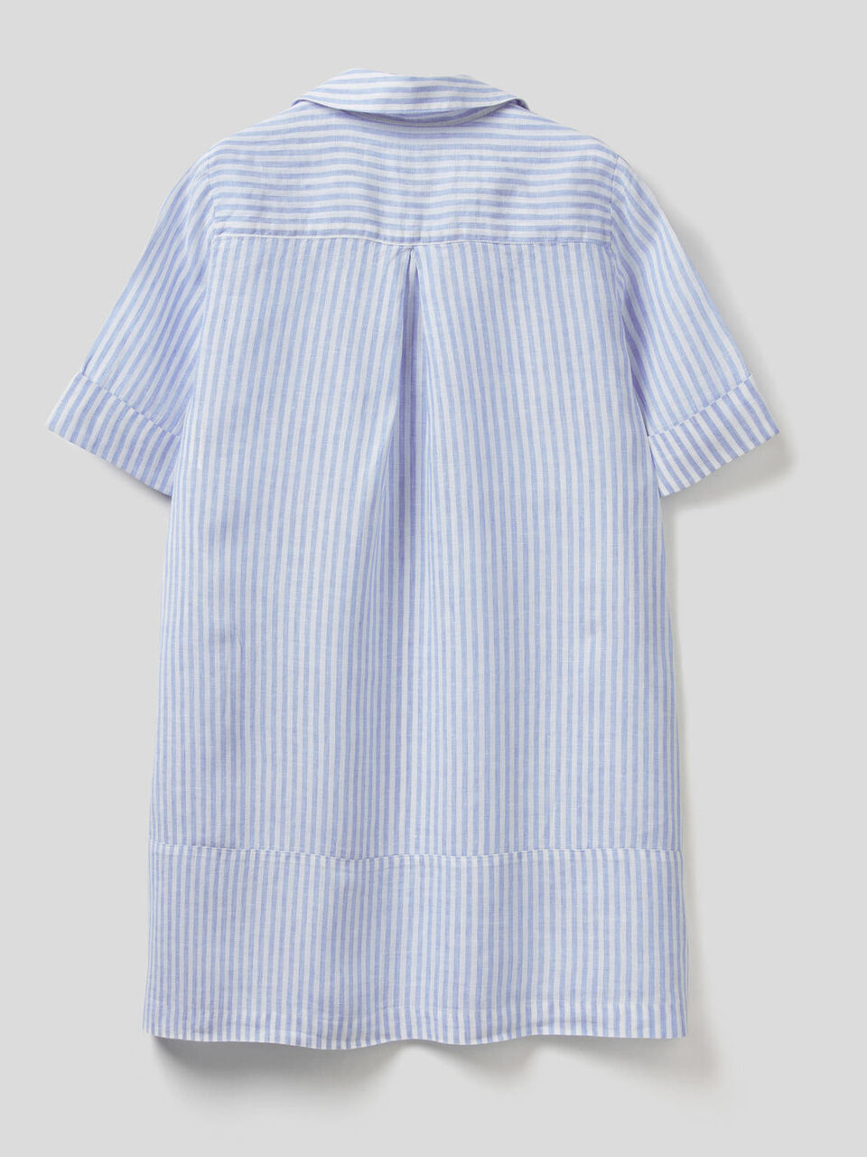 Vestido corto de 100% lino image number 2