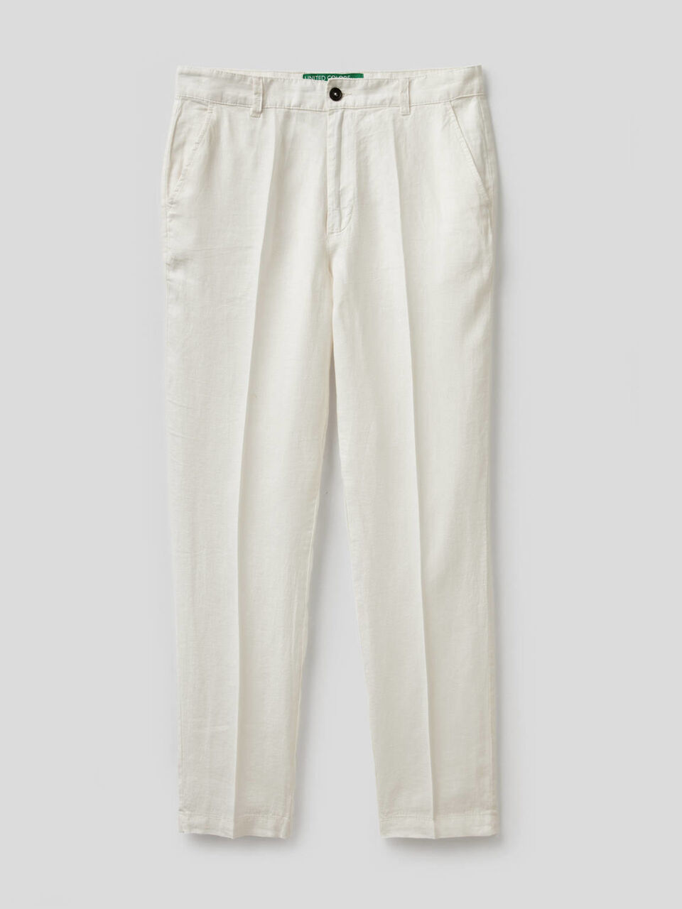 Pantalones chinos de puro lino image number 1