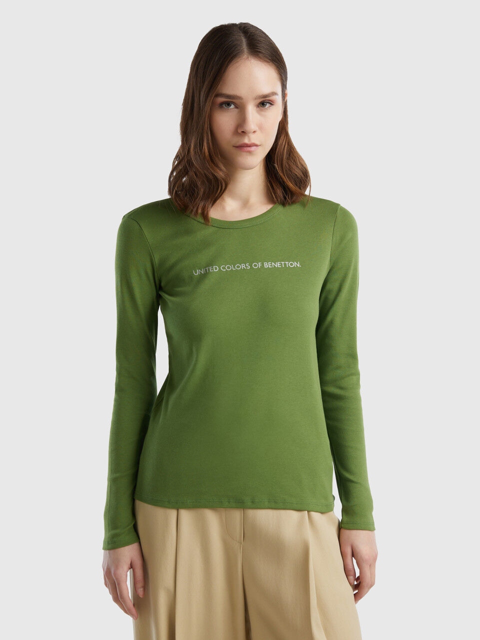 Camisetas benetton mujer on sale