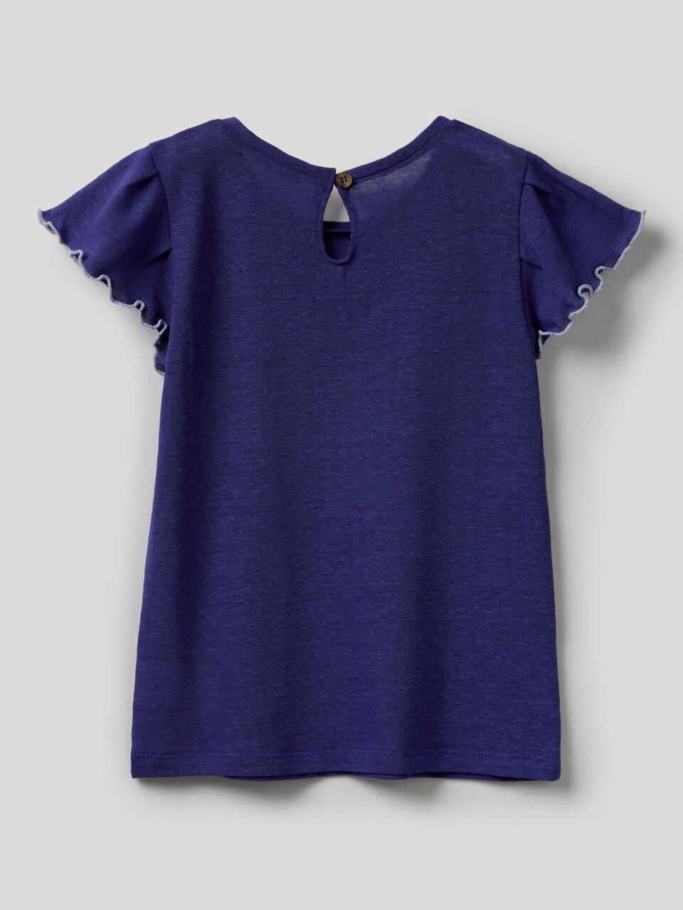 Camiseta con volantes en las mangas image number 2