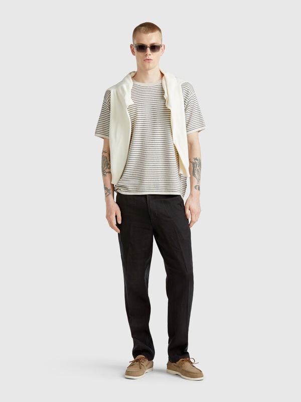 Chinos de puro lino Hombre