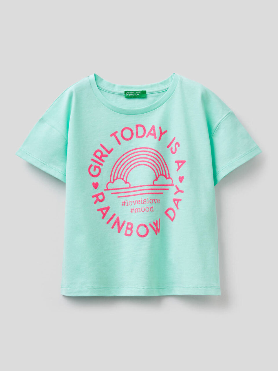 Camiseta boxy de algodón puro image number null