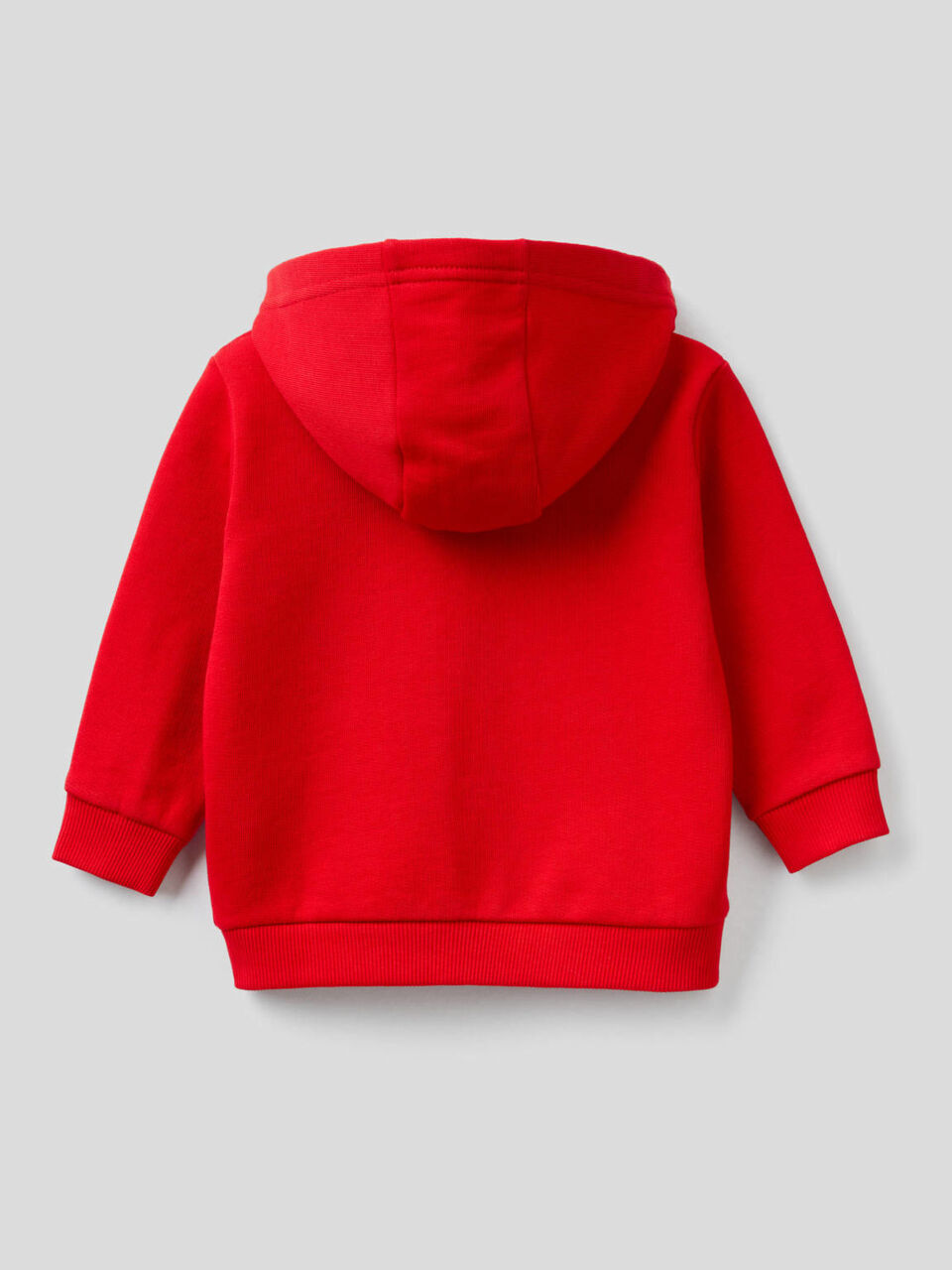 Sudadera de algodón orgánico con cremallera y capucha image number 2